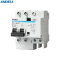 ANDELI  DZ47LE-63 2P mini elcb circuit breaker earth fault relay